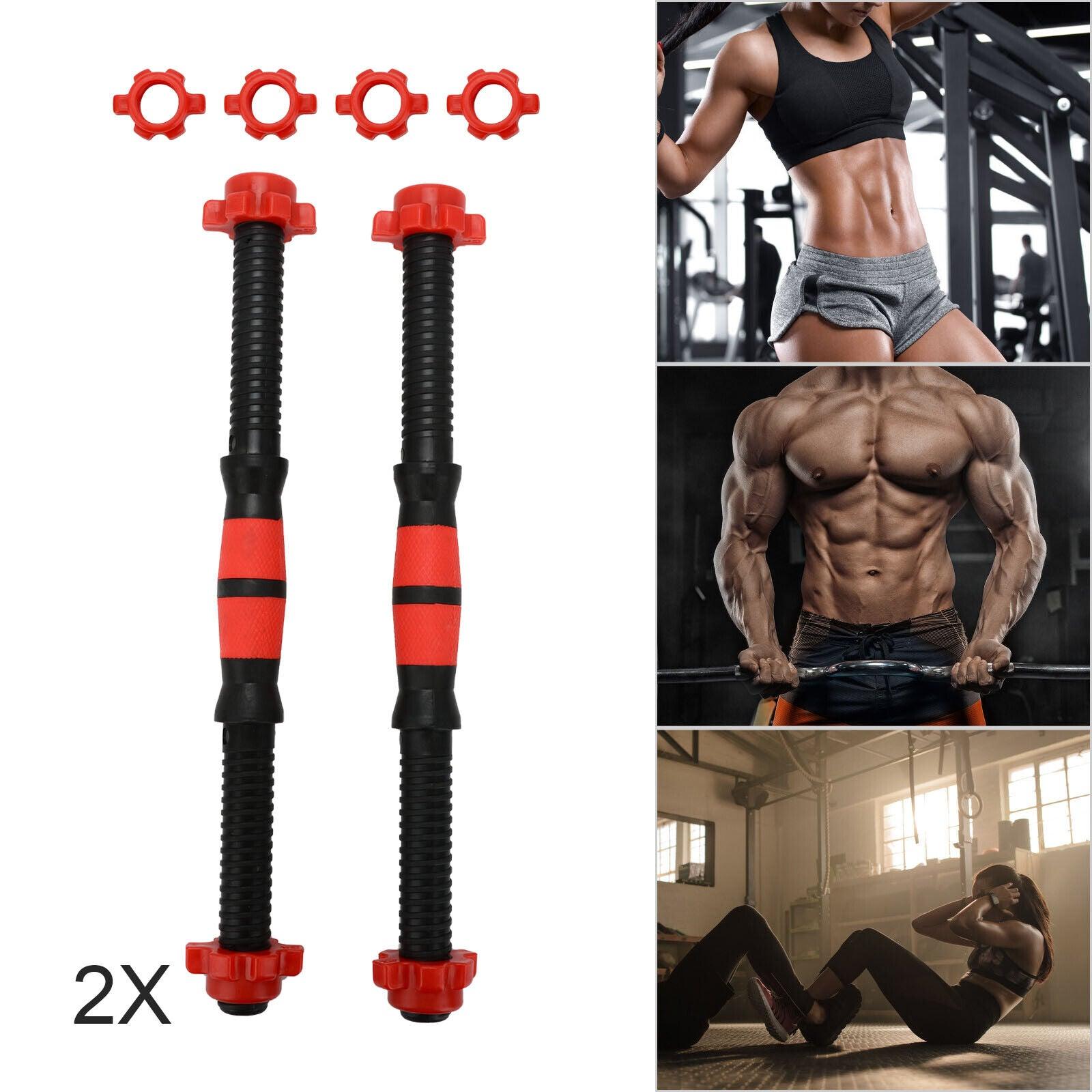 Dumbbell Long Bar 2pcs Dumbbell Bars Spinlock Collar Set Buy Now Maskura Get Trendy Get Fit