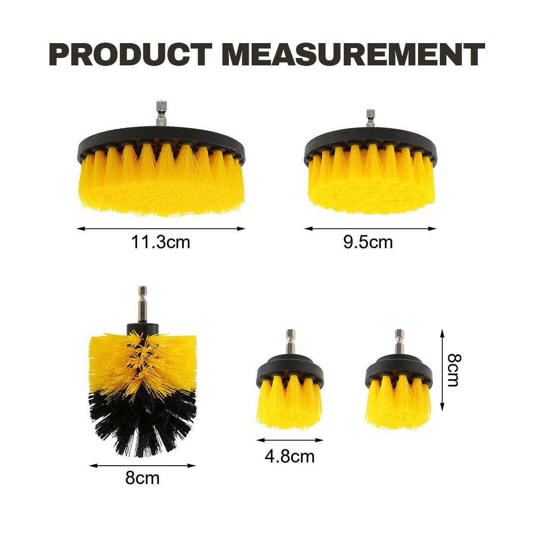 Scrubbing Brush Drill Attachment