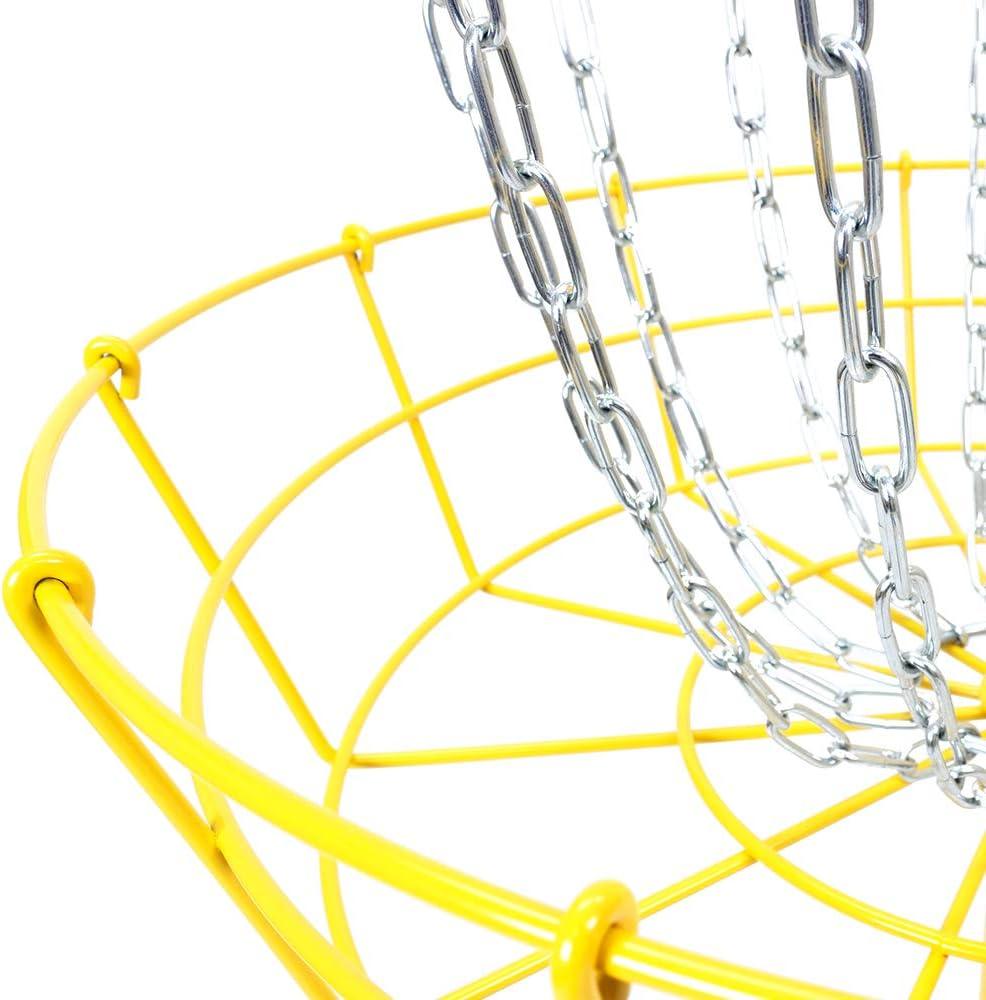 portable disc golf basket