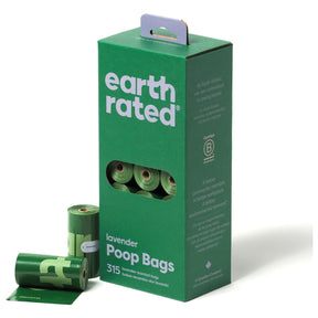 Dog Poo Poop Bags EARTH RATED Refill Rolls Lavender Scented & Unscented 315Pk