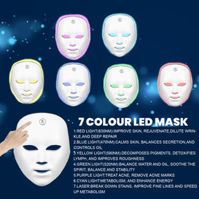 7 color LED Face Mask