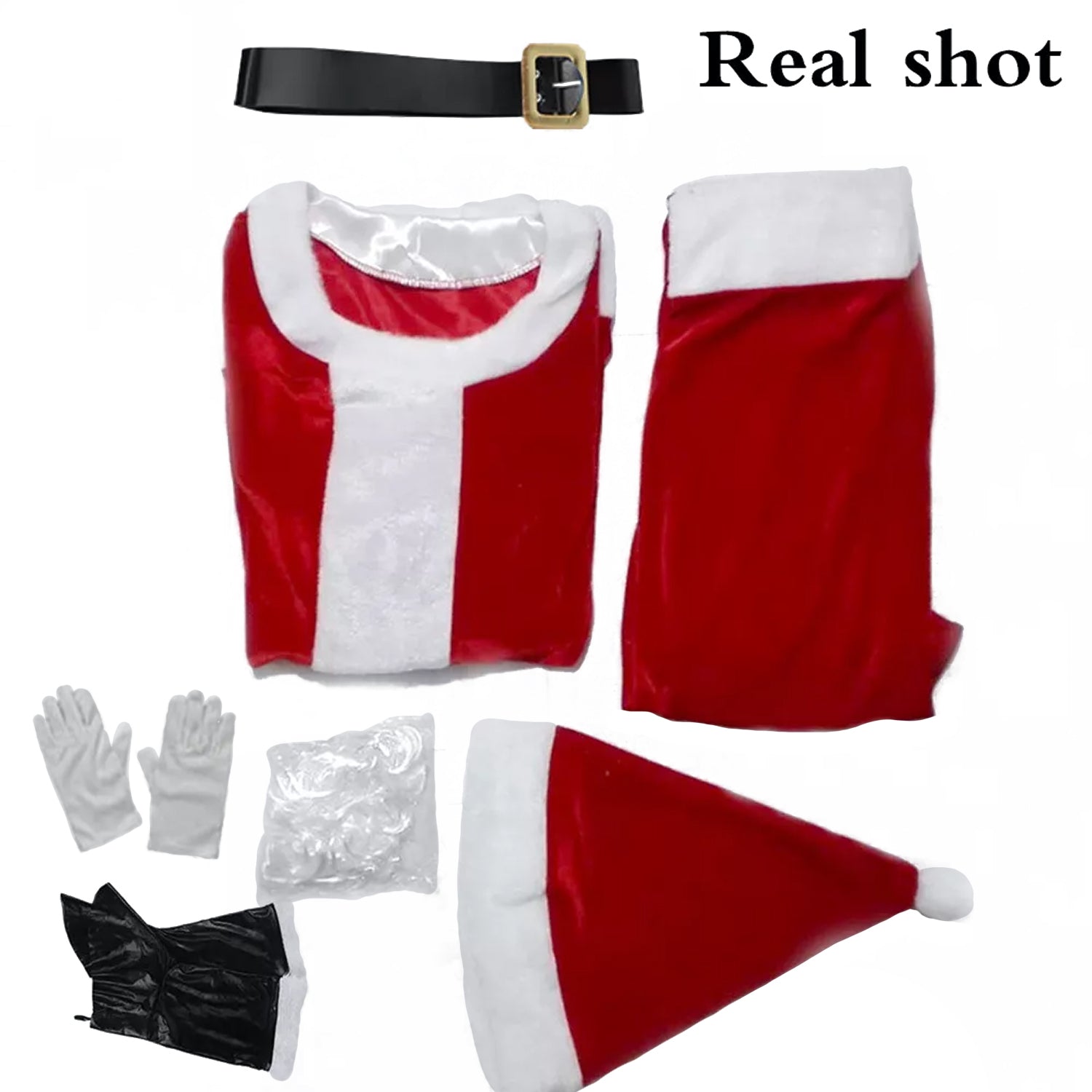 7pcs Santa Claus Outfit