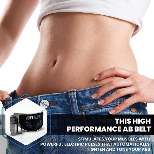 Stomach Toner Belt Ab Toning Belt Ab Stimulator for Toned Stomach Maskura Get Trendy Get Fit