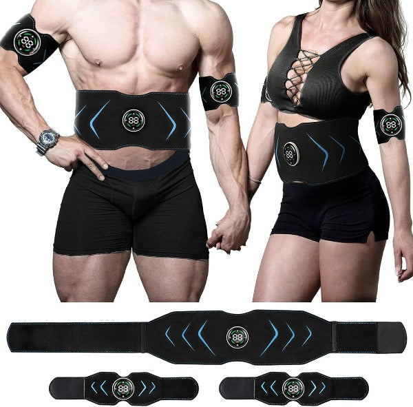 Muscle Toner EMS AB Toning Belt for Body Fitness 6 Modes 10 Levels