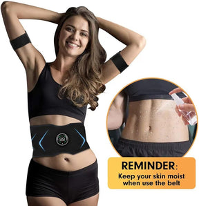 Ab Electrical Stimulation - Rechargeable EMS Ab Muscle Toning Belt