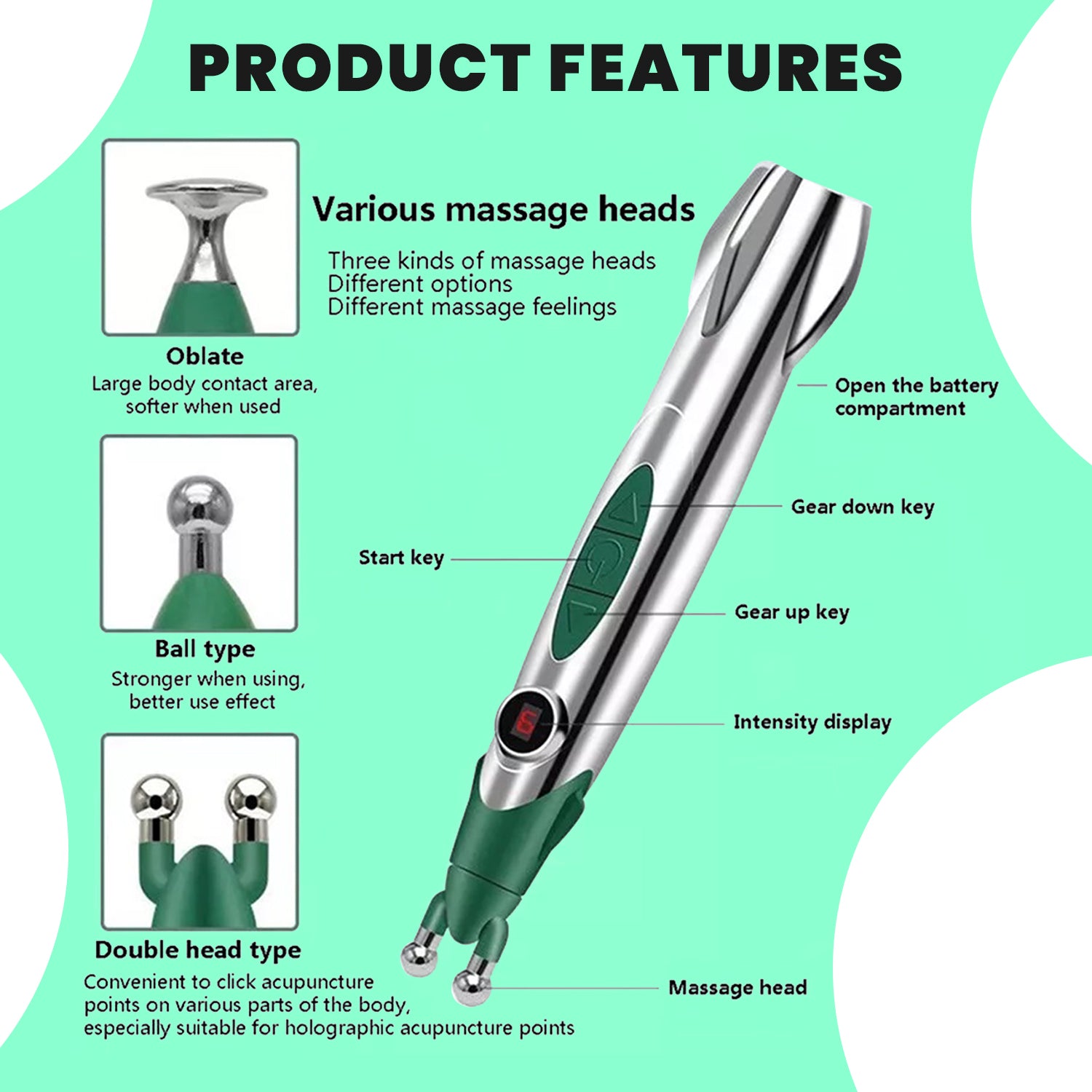 Muscle Circulation Massager Pen