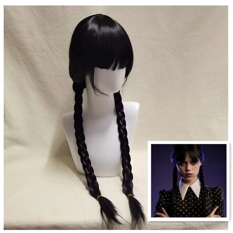 Addams Costume Wig