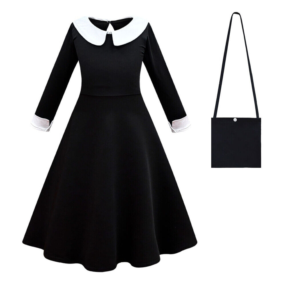 Addams Costume with Bag