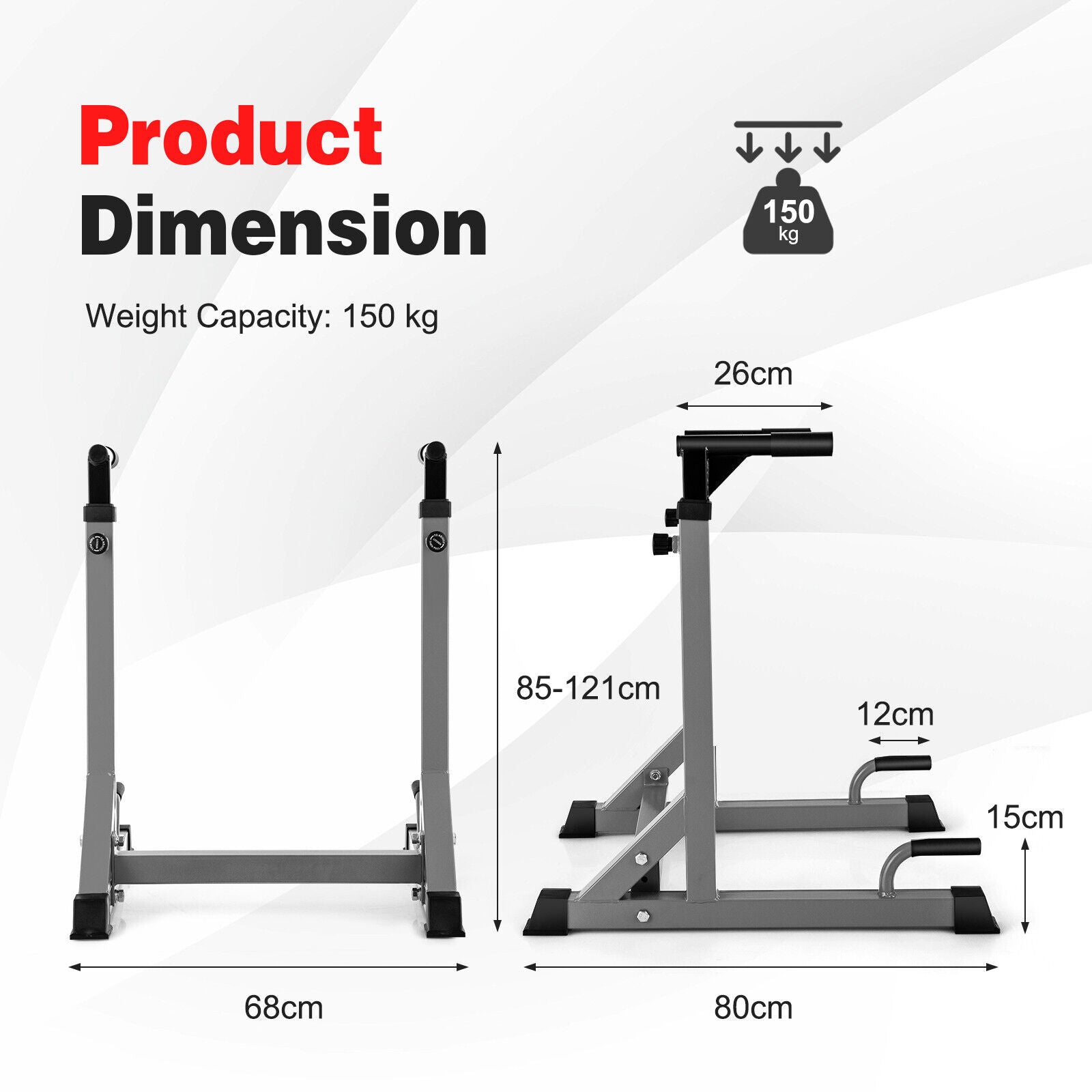 Foldable Dip Bars 