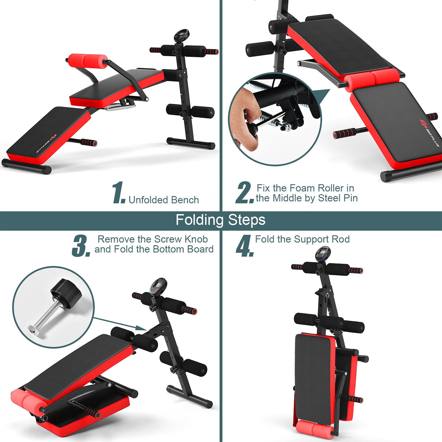 Functional Foldable Waist Machine