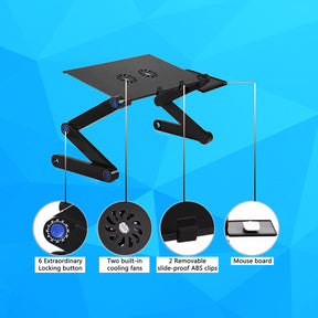 Adjustable Laptop stand with fan