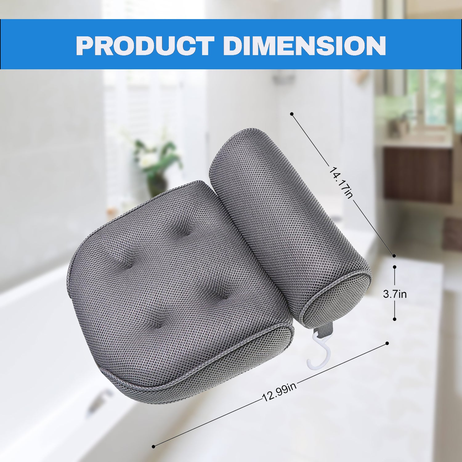 Bathtub Headrest Cushion