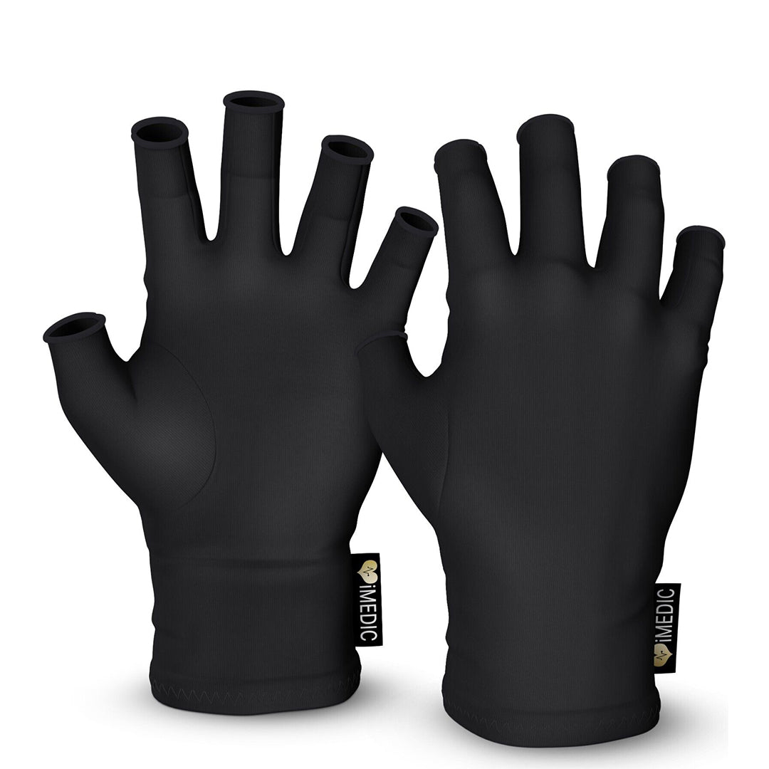 Black Compression Gloves for Arthritis