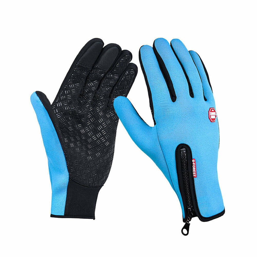 Blue Thermal Touch Screen Gloves