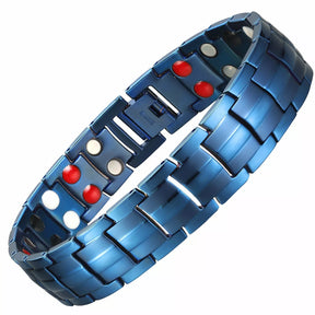 Blue magnetic bracelet