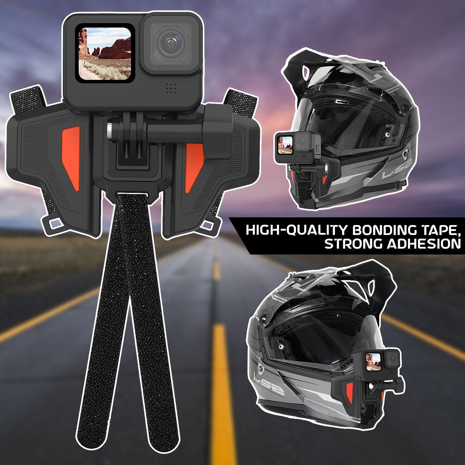 Camera holder for bike helmet