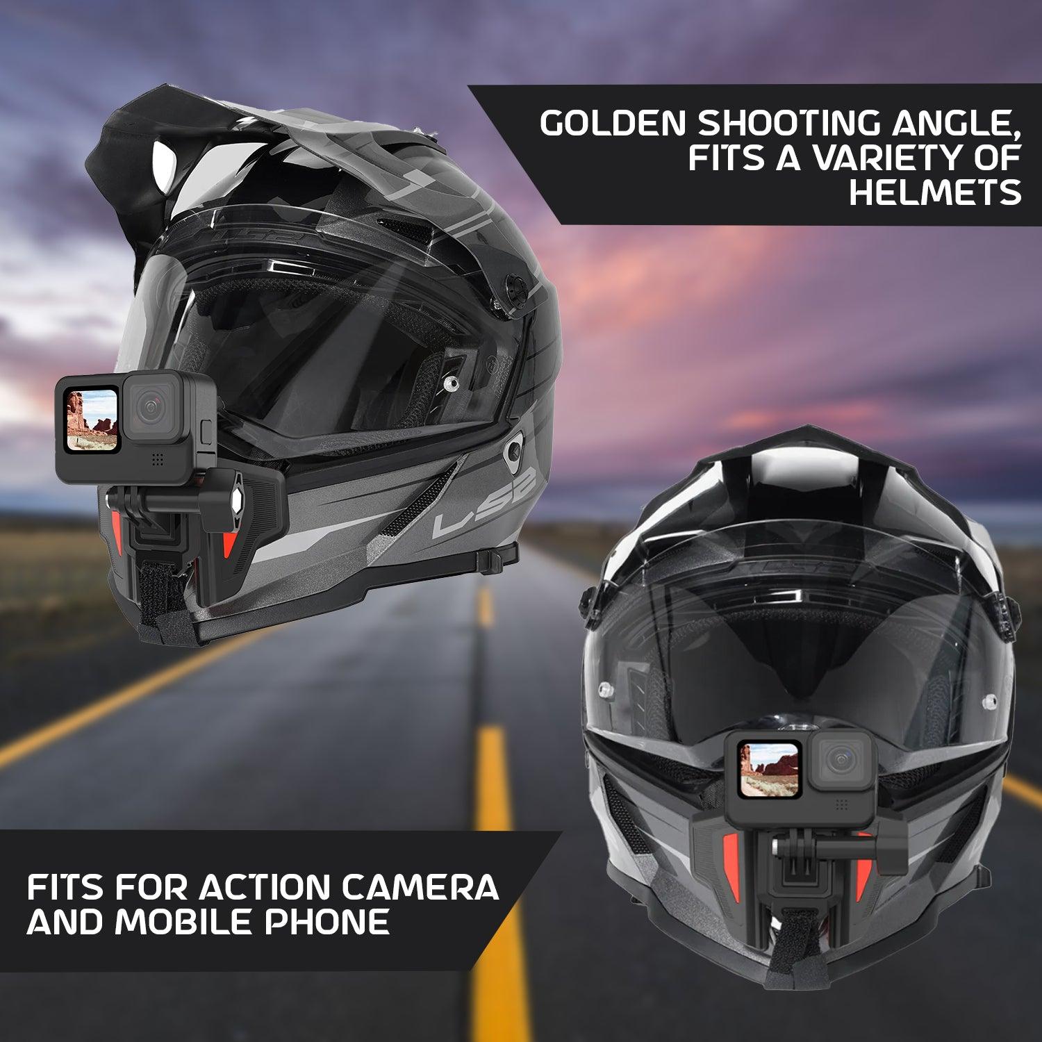 Camera holder for helmet