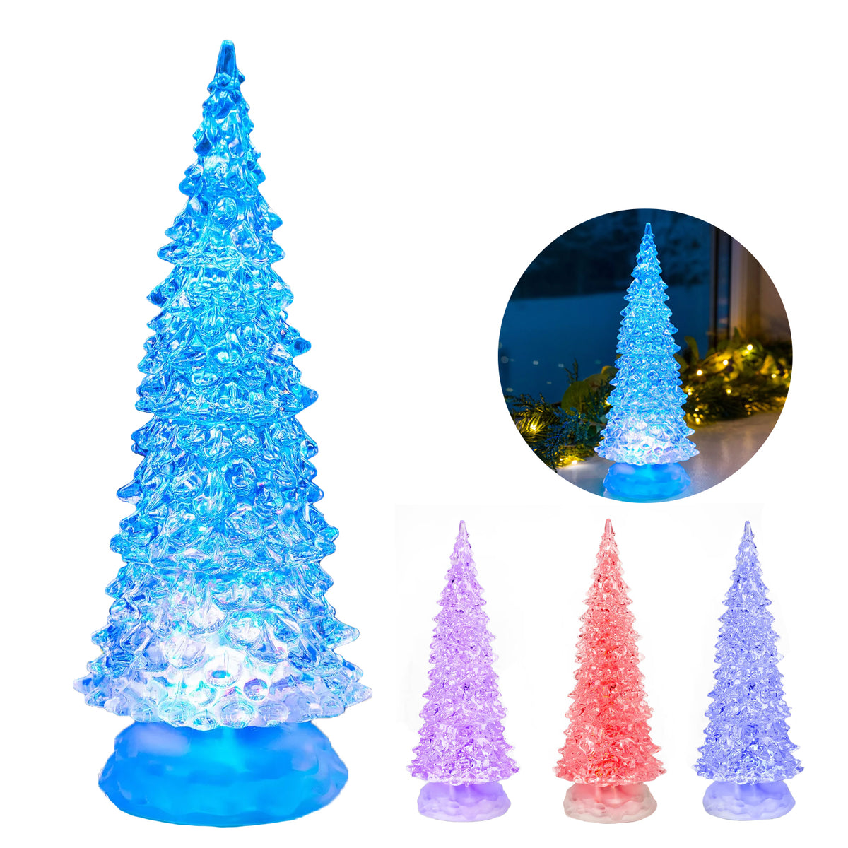 water spinner christmas tree