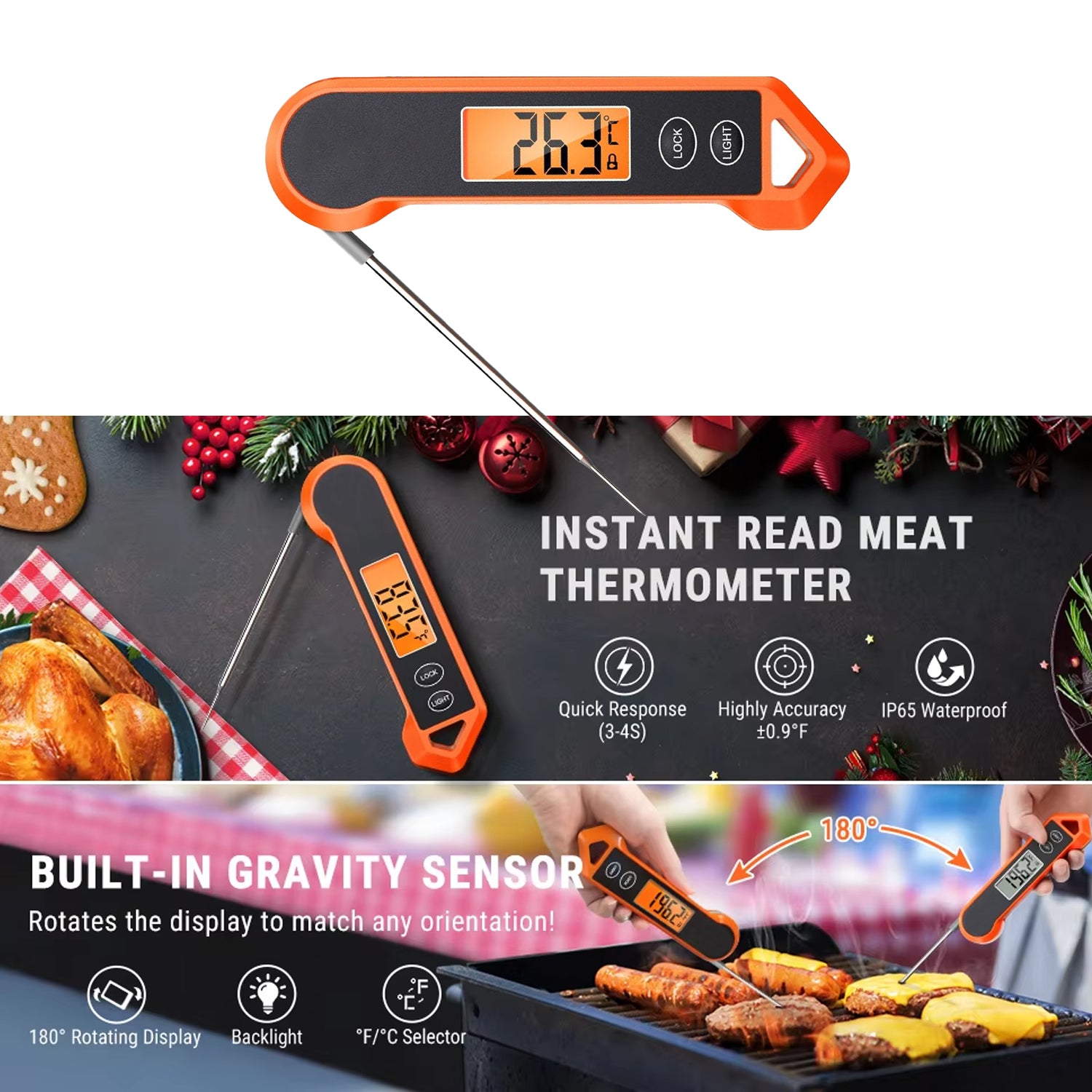 food cooking thermometer