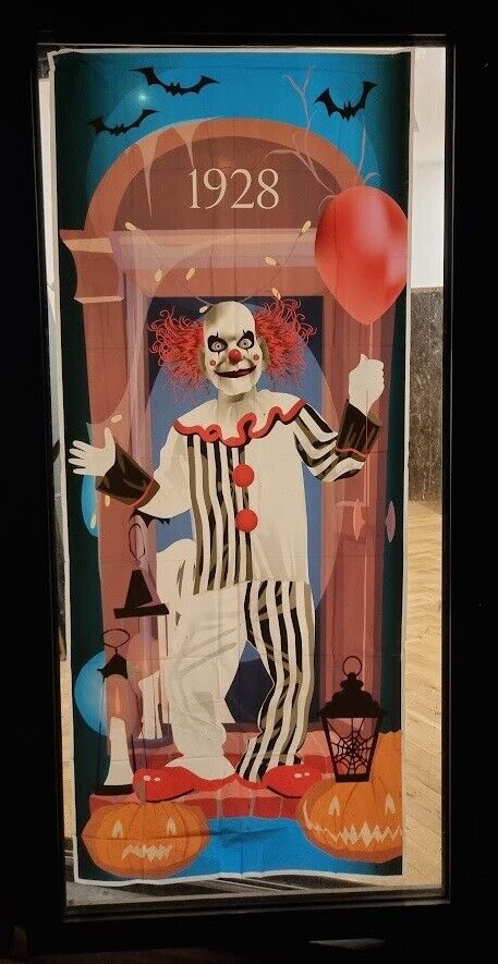 Creepy Clown Door Cover