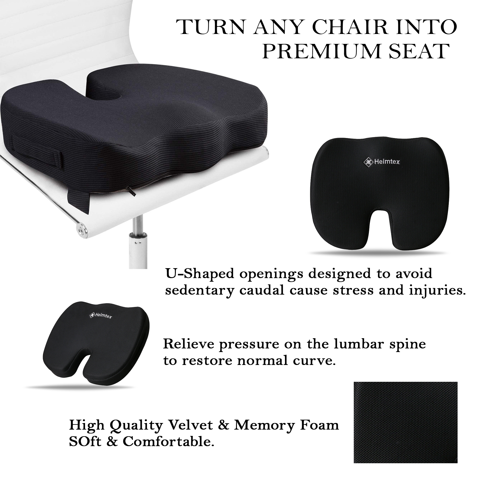 Chair Cushion for Back Pain