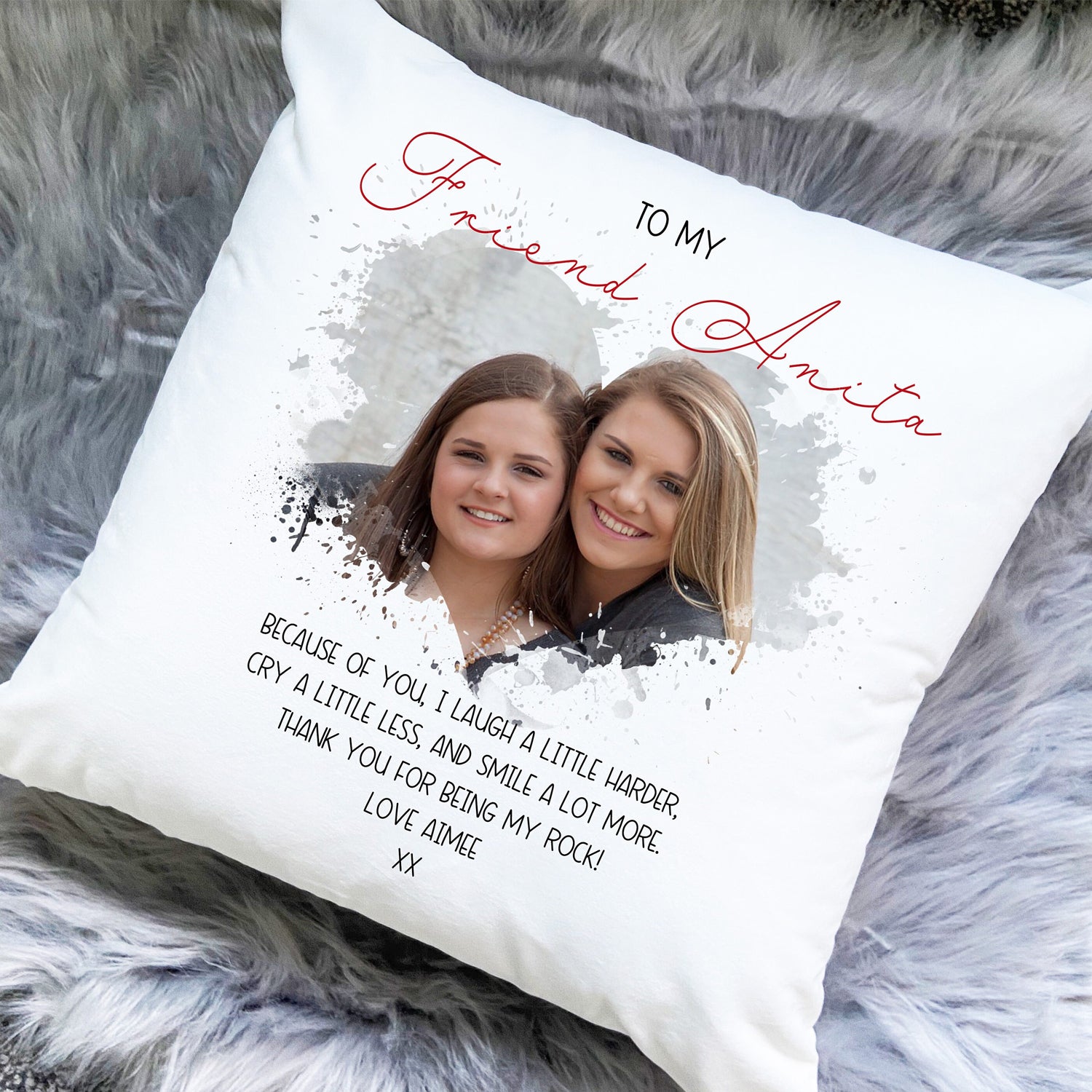 Custom printed pillow cushion