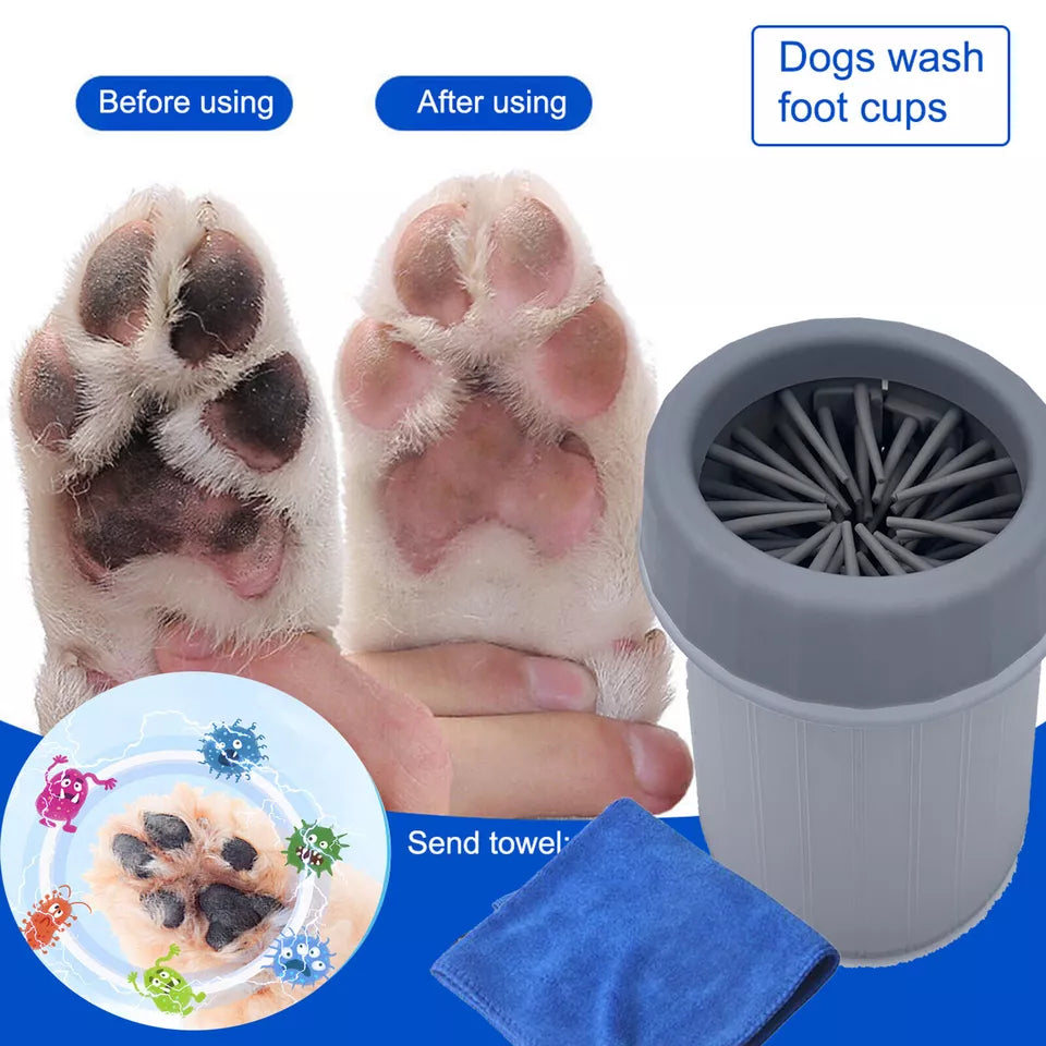 Dog foot wash cup