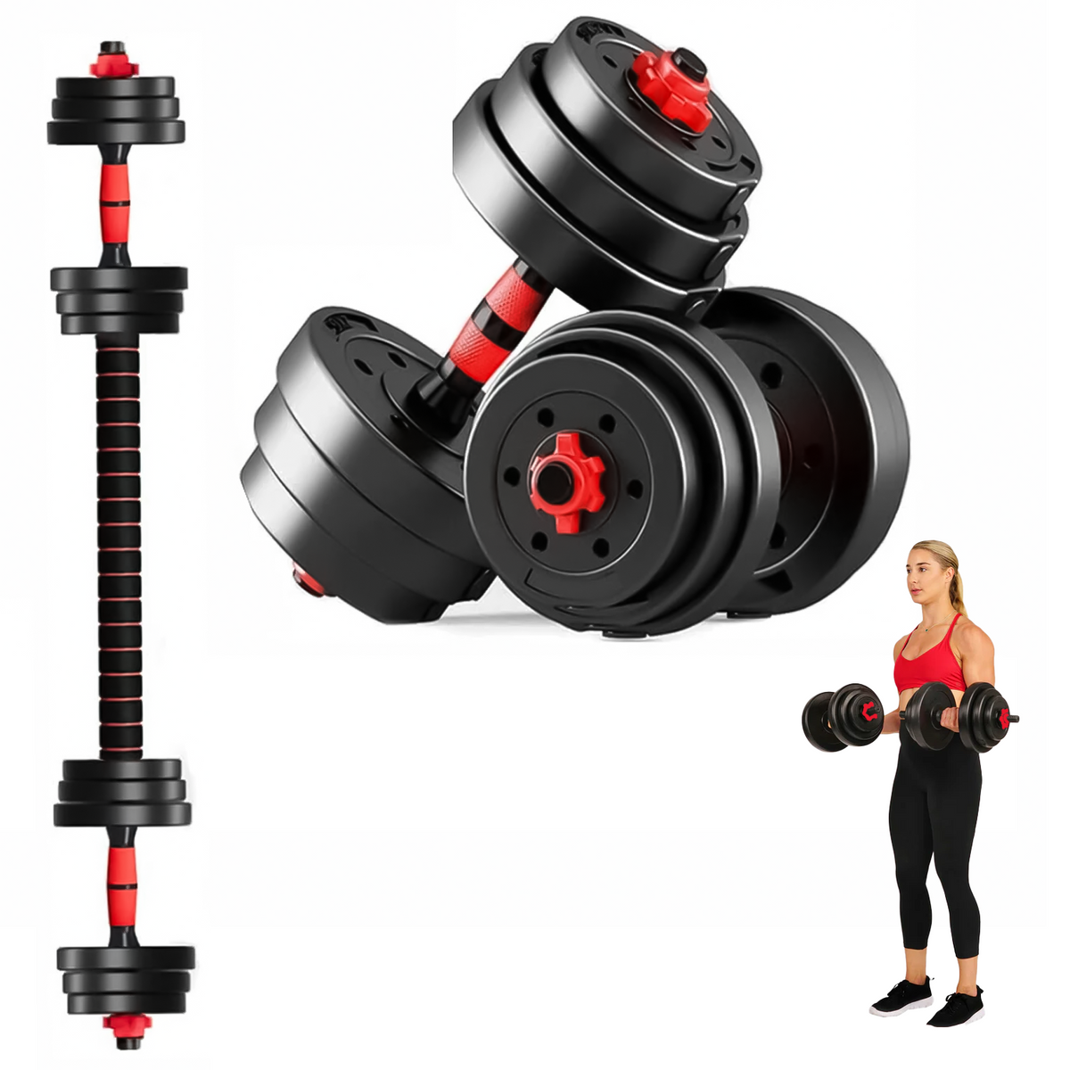 Dumbbell with adjustable weight