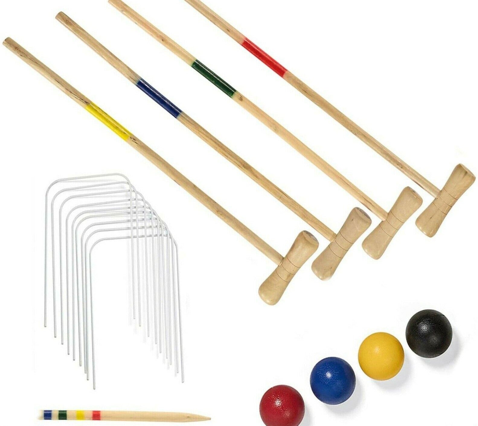 Wooden Croquet Set