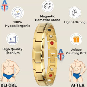 Gold Magnetic Bracelet