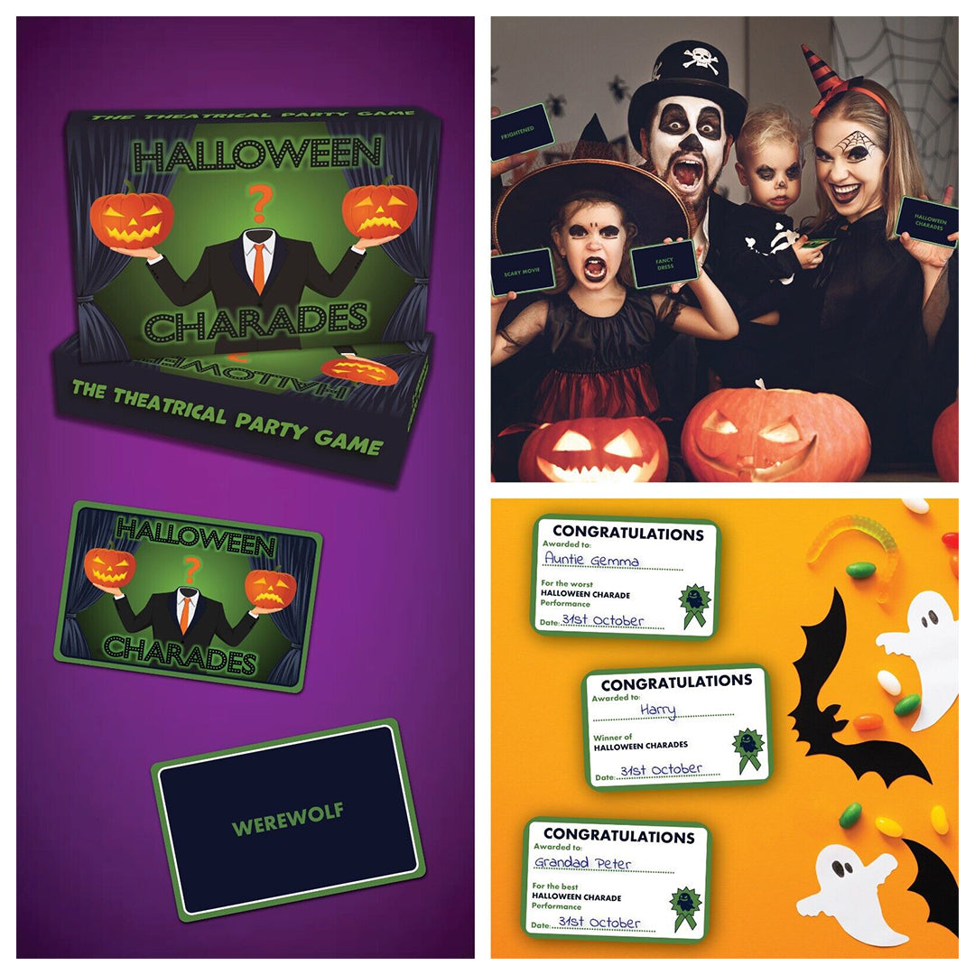 Halloween Charades Cards