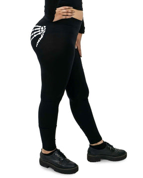 Handprint Ladies Halloween Legging