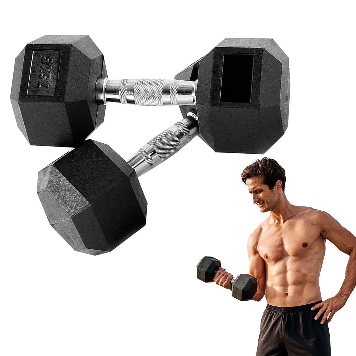 Hex Dumbbells Set