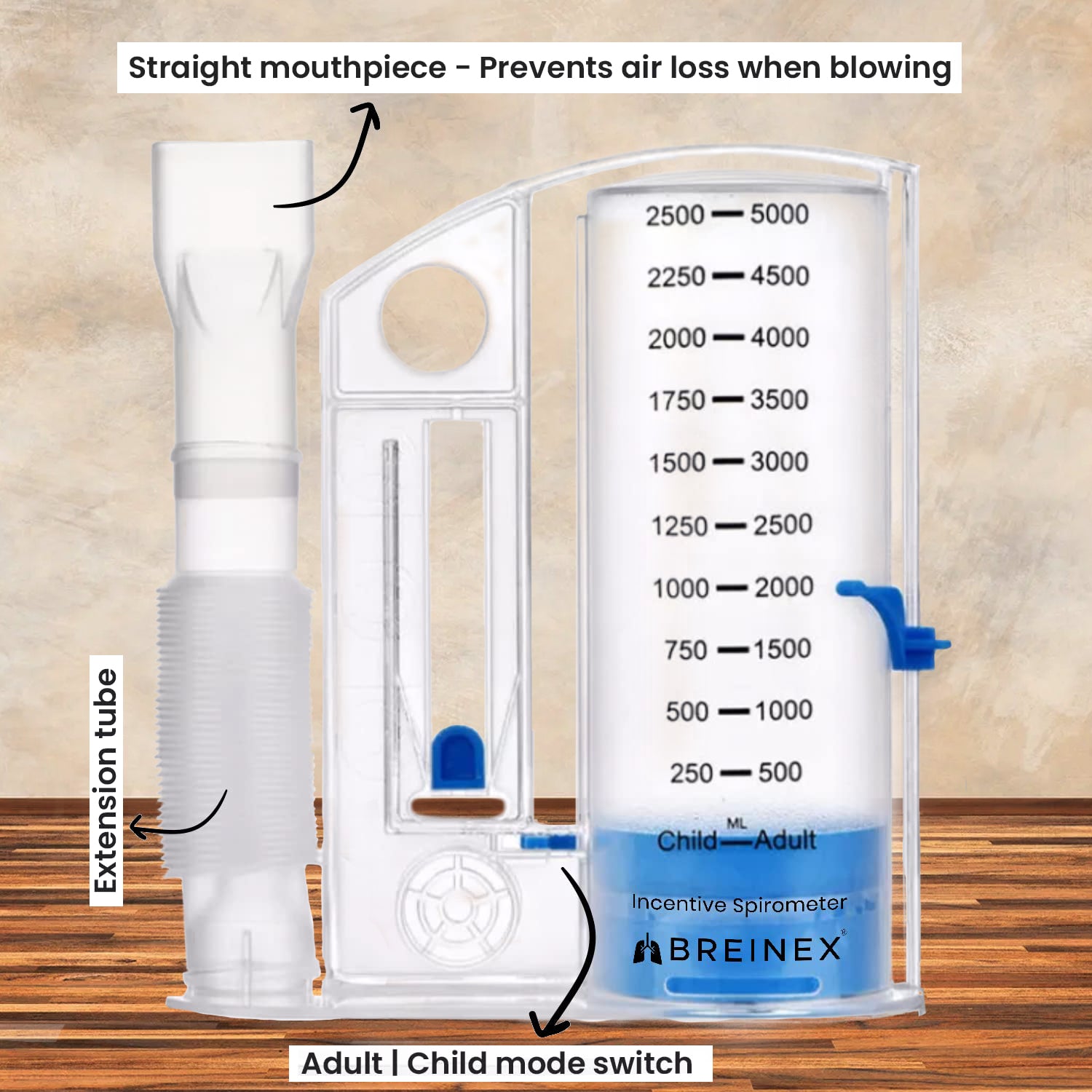 lung exerciser device