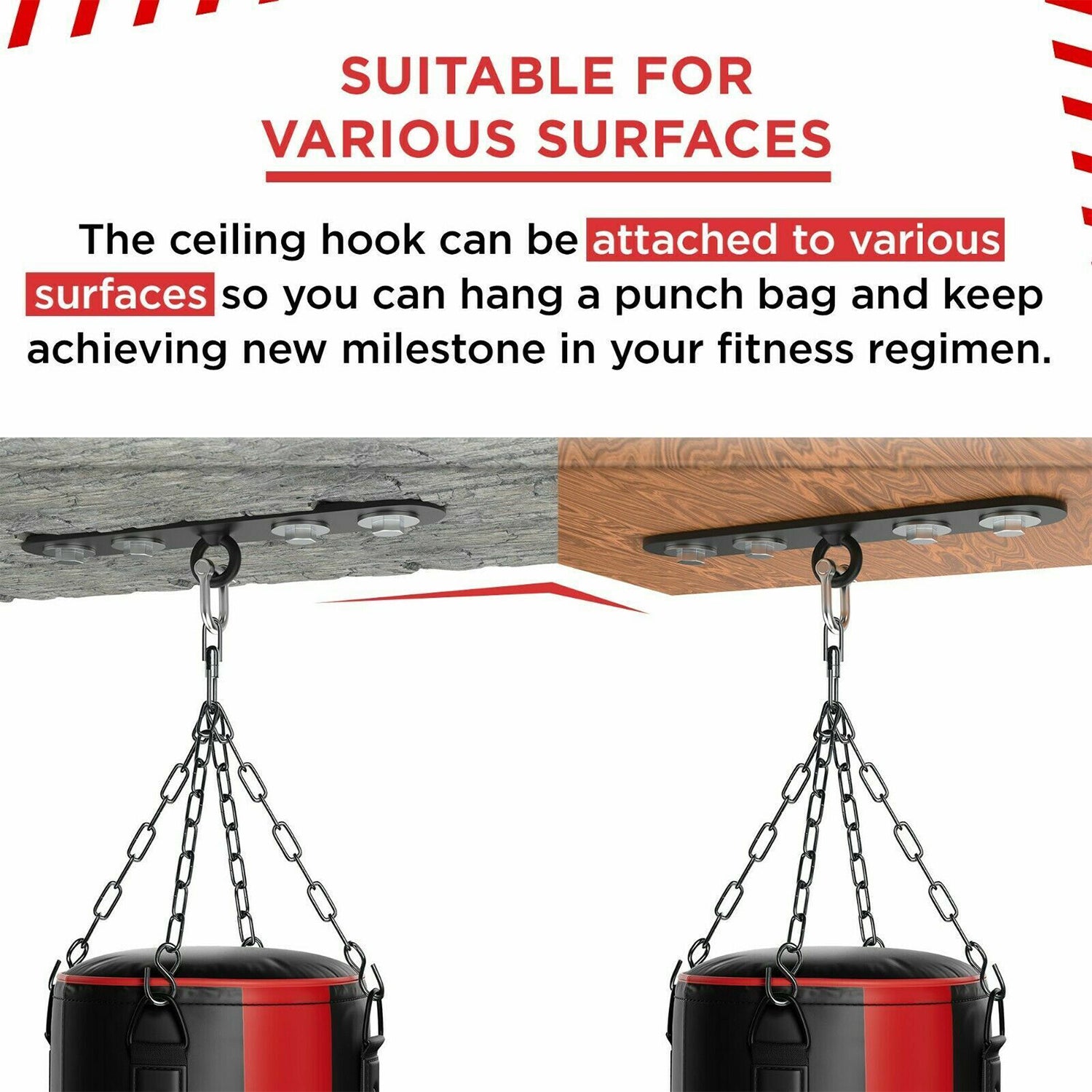 Punching Bag Ceiling Mount