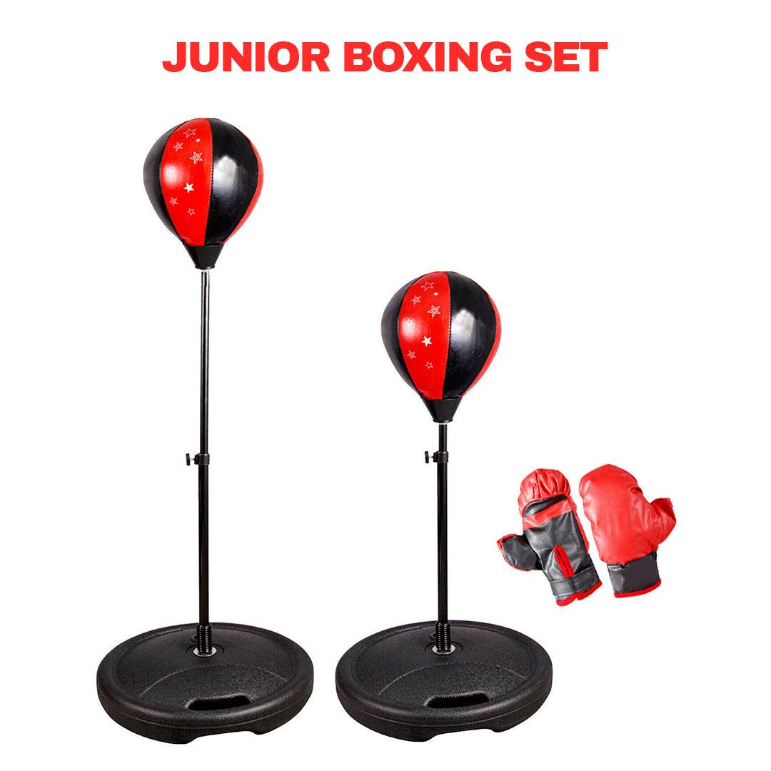 Junior punching cheap bag and gloves