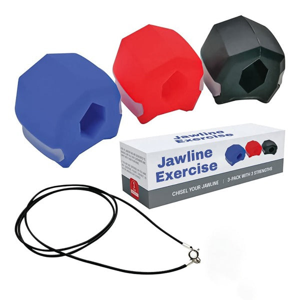 Jaw Exerciser & Face Exerciser to Enhance and Chisel Jawline 3 level  Anti-Wrinkl