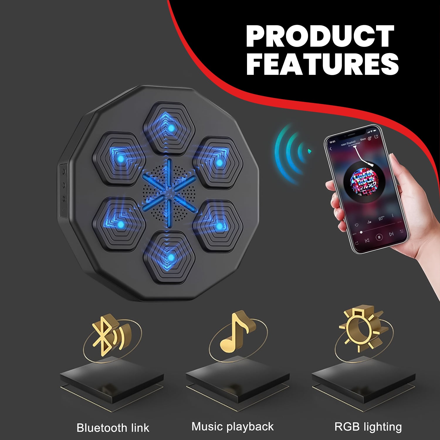 LED Music Boxing Machine