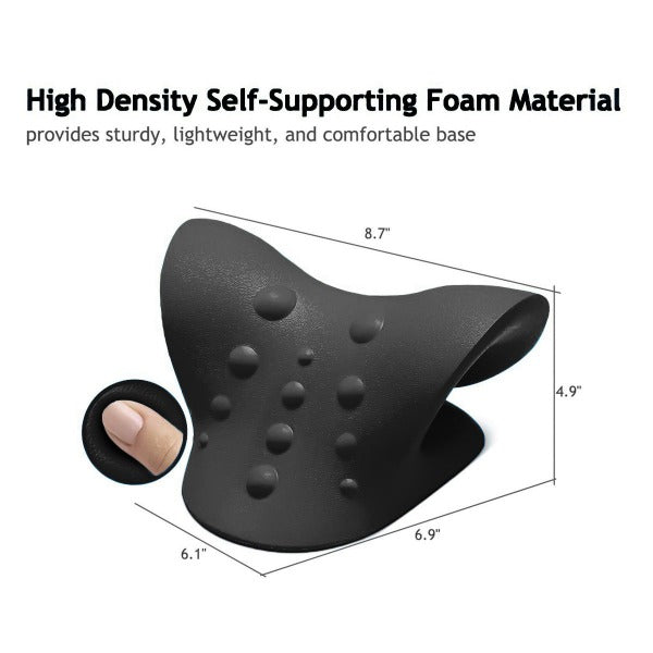 Neck Stretcher - Neck Traction Pillow Original Cloud Shape Neck Stretcher Cervical Pain Relief UK