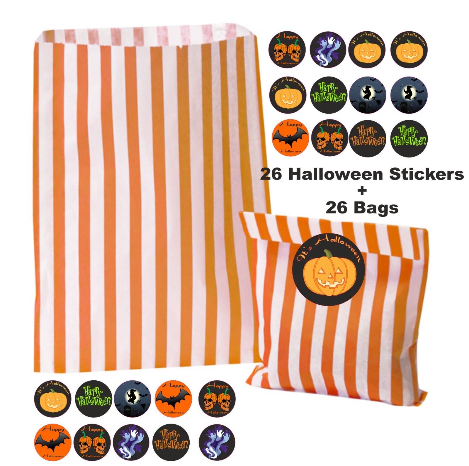 Paper Halloween Bags