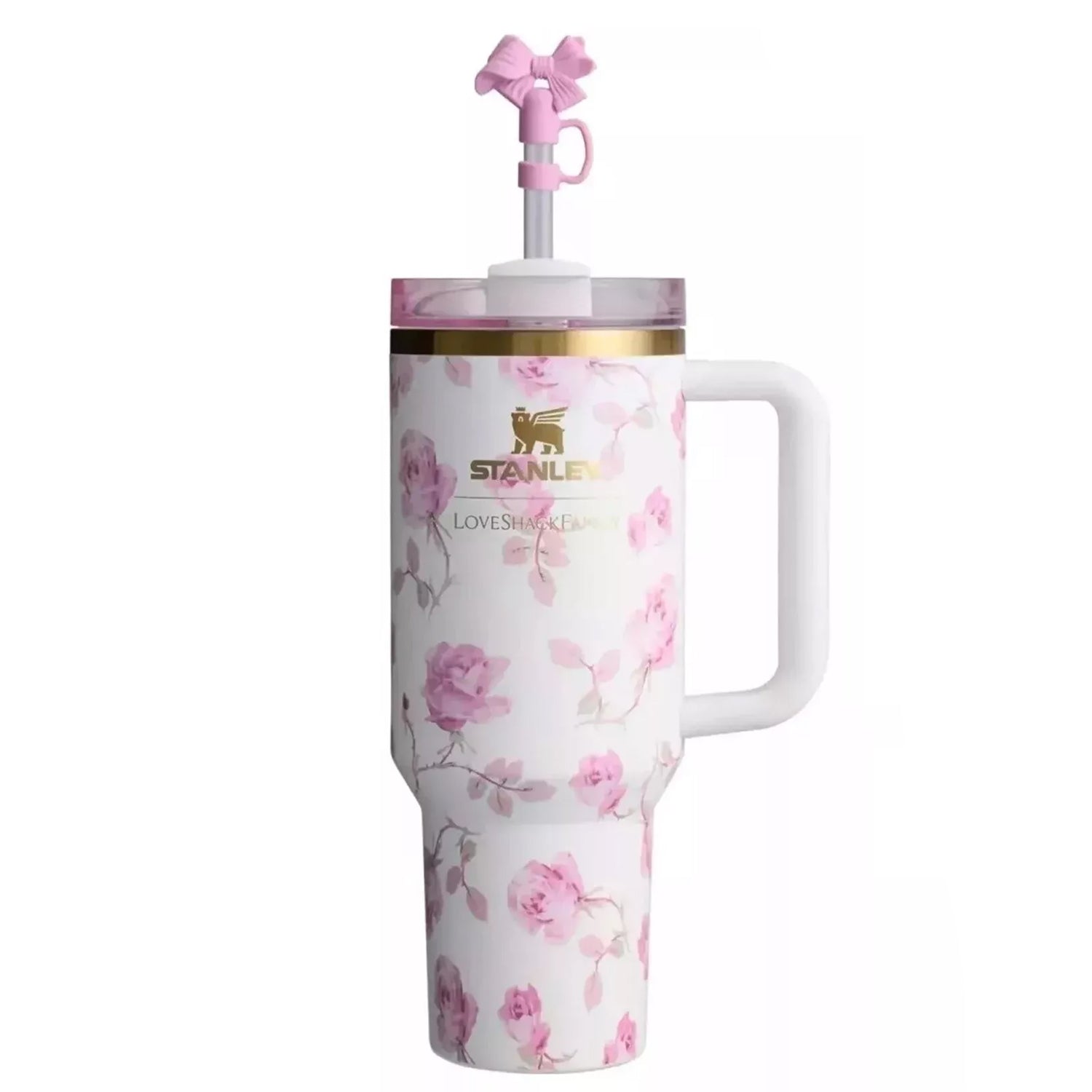 Pink Love Shack Fancy Tumbler