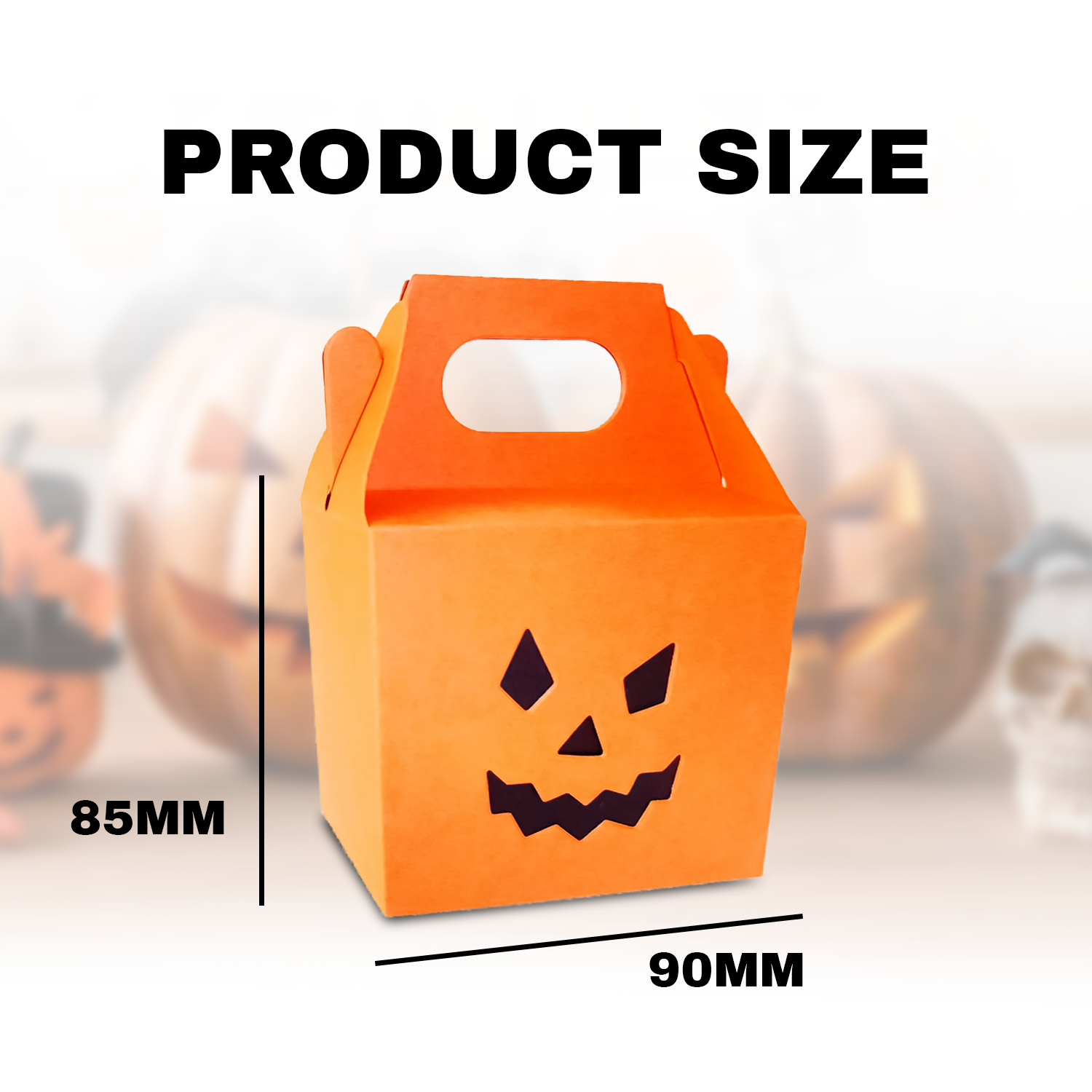 Pumpkin favor box size