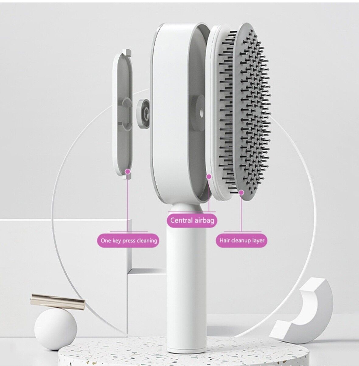 Easy Clean Hairbrush