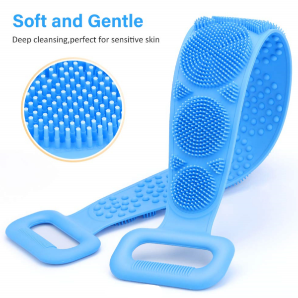 silicone shower scrubber