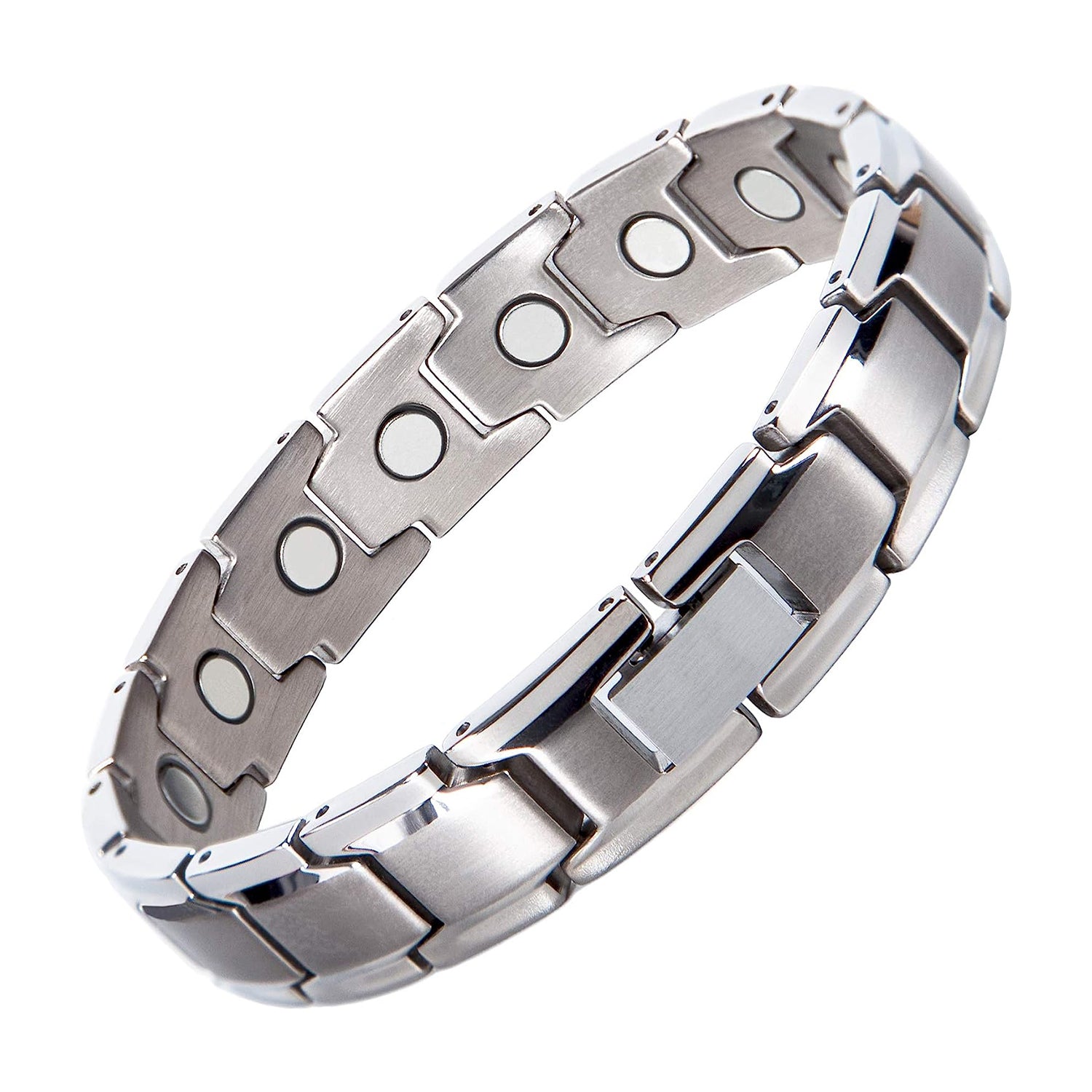 Silver Magnetic Bracelet