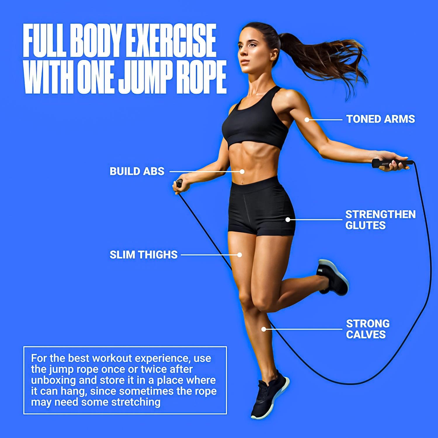 Best Skipping Ropes for Weight Loss Skipping Rope Jump Speed Exercise Adult Kids Crossfit