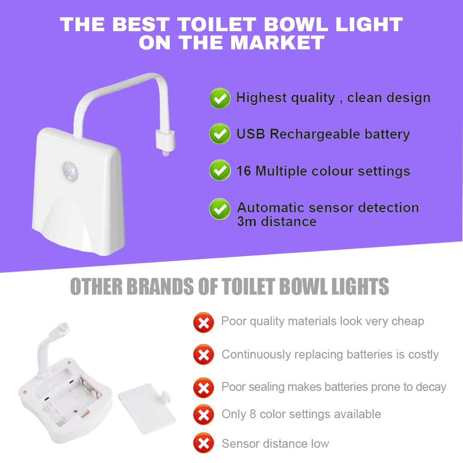 light for toilet