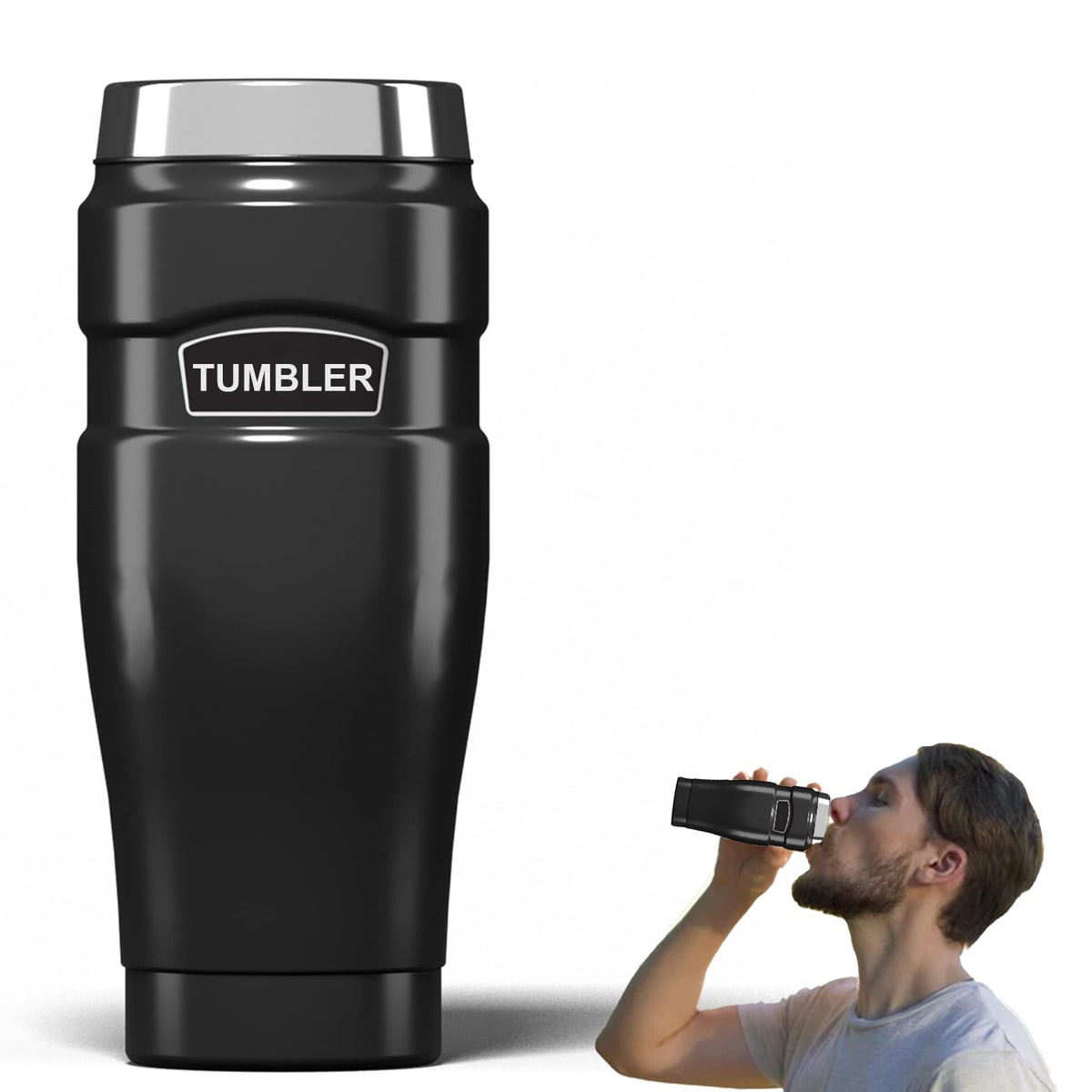 coffee travel mug with handle