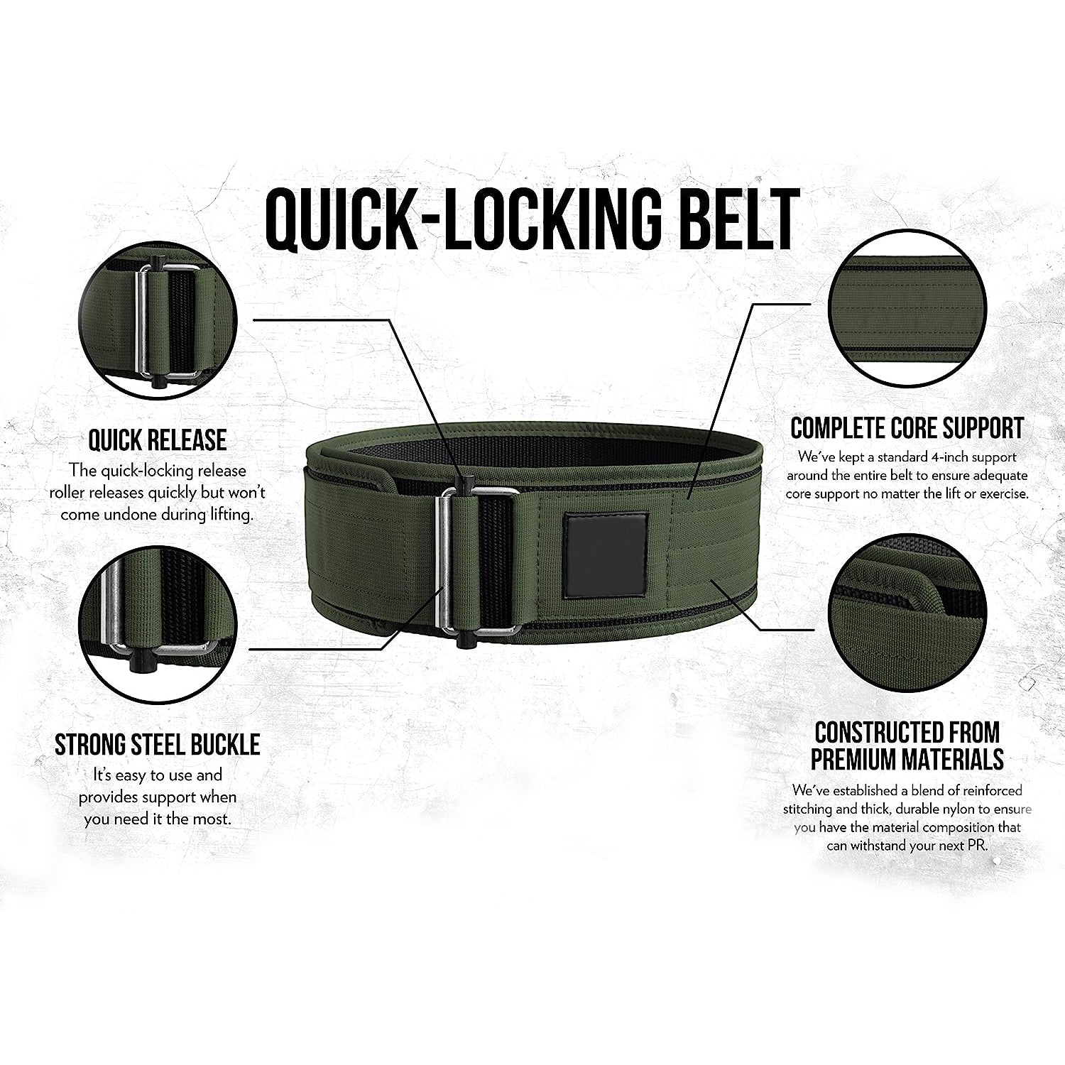 Clip Weight Lifting Belt