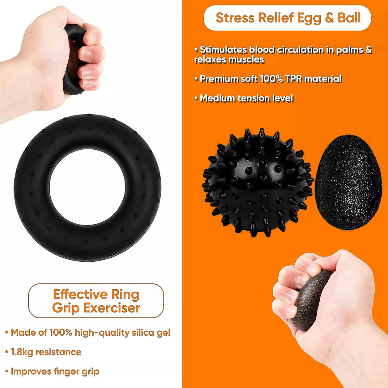 Grip Exerciser Strengthener with Counter